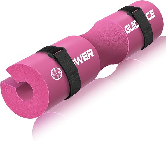 POWER GUIDANCE Barbell Squat Pad - Neck & Shoulder Protective Pad - Great for Squats, Lunges, Hip Thrusts, Weight lifting & More - Fit 50mm Olympic Bars
