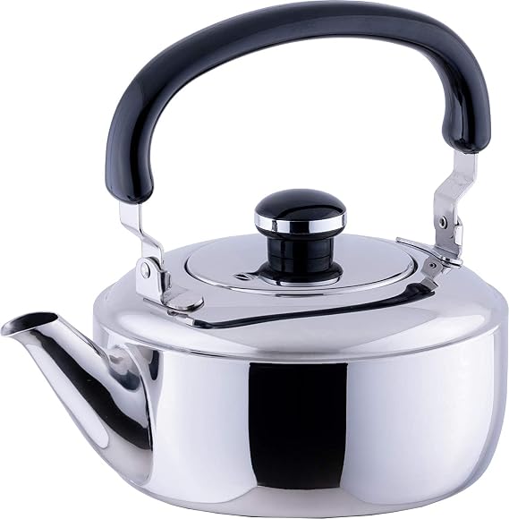 Miyazaki Seisakusho Objet Kettle, 3.5L, 118.3 fl oz, Made in Japan, Induction Compatible, Lightweight OJ-21