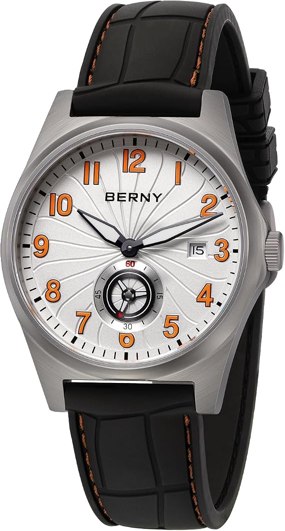 BERNY Titanium Watch for Men Automatic Movement Classic Men's Wrist Watches 10ATM Waterproof
