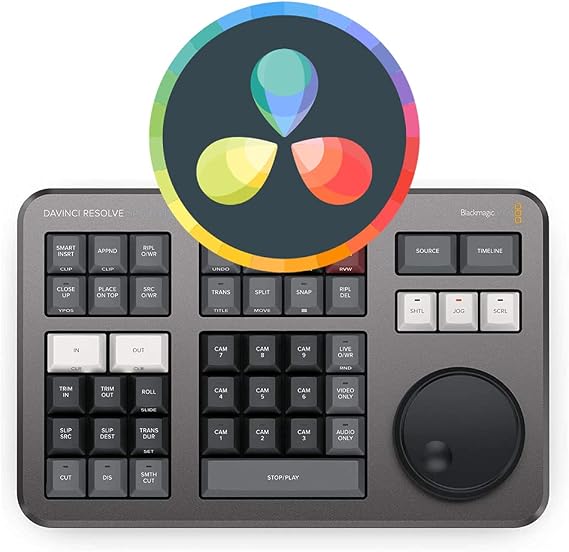 Blackmagic Davinci Resolve Yazılımı + Davinci Resolve Speed Editor Klavye