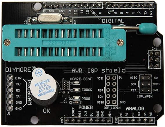 Ximimark AVR ISP Shield Burning Burn Bootloader Programmer for Arduino UNO R3