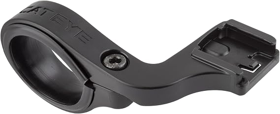 CATEYE OF-100 Out Front Bike Computer Bracket Bolt-on Mount, Positions Computer Front and Center, Easily View Your Ride Data, Compatible with Padrone, Strada, Urban and Velo Wireless Computers
