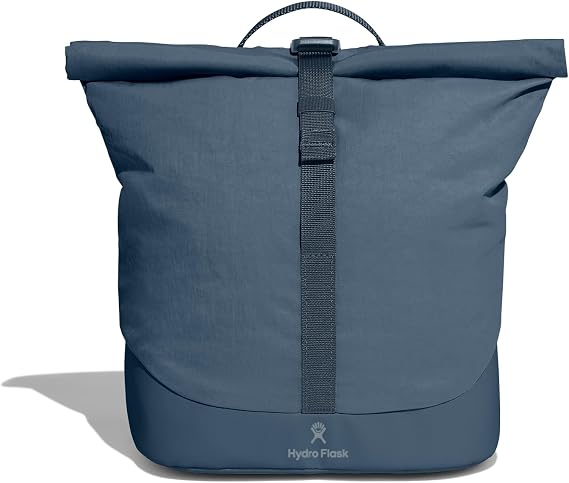 Hydro Flask Carryout Lunch Rolltop - Insulated Lunch Bag - Soft Travel Cooler Harbor Blue