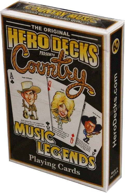 HeroDecks Country Music Legends Playing Cards