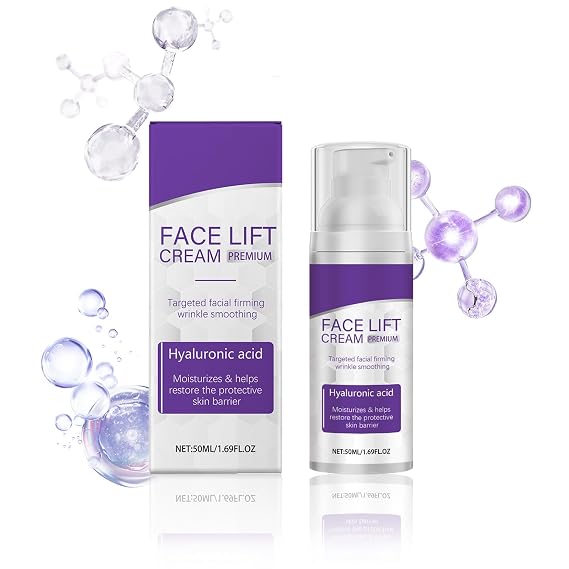 Instant Face Lift Serum, Facial Firming Cream for Women, Rapid Lift Advanced Neck Serum & Skin Tightening Cream, Smooth Fine Lines & Firm Sagging Skin