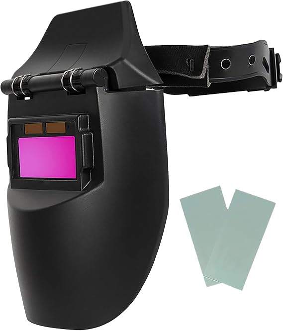 Solar Welding Mask, Auto Darkening Solar Powered Welder Hood Helmet for Men