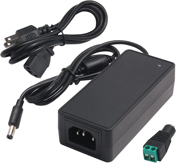 12V 5A Power Supply 5Amp 60W Universal AC/DC Adapter, 100~240V AC to DC 12 Volt 5A 4A 3A 2A 1A Converter, Tip 5.5X 2.5mm for LED Strip Light DVR NVR Security Cameras System CCTV