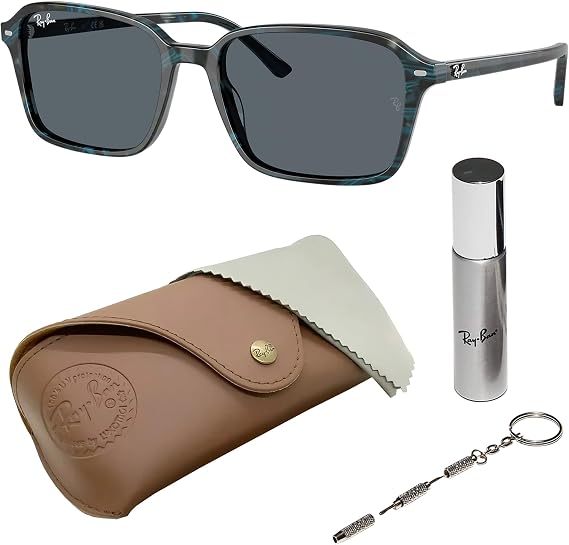Ray-Ban RB2231F RAIMOND Square Shaped Sunglasses for Men & Women with Official RAYBAN Eyewear Kit