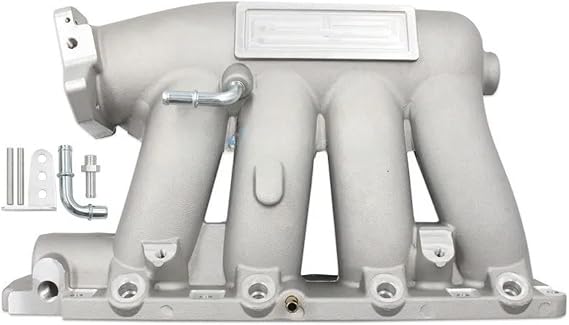 Aluminum Intake Manifold Compatible For Honda Civic K-Series K24A2 K20Z3 1.5T 16-21 Civic Si 17-21 L15B7 Car Modification for Skunk2(Sliver)