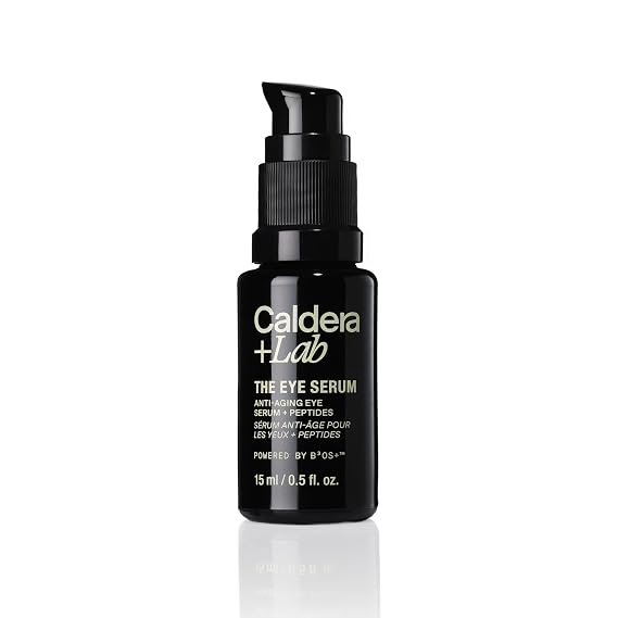 Caldera + Lab The Eye Serum | Mens Anti-Aging Serum + Peptides, 0.5 Fl Oz