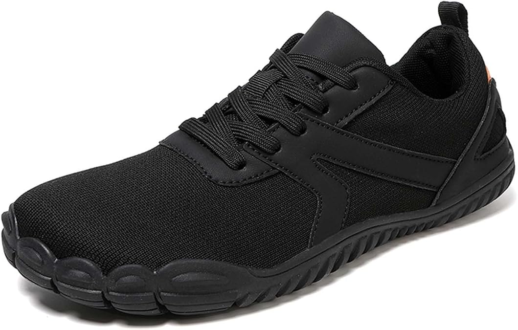 Barefoot Sneakers for Women Flexible Minimalist Running Shoes Wide Toe Lightweight Gym Fitness Walking Footwear Slip On Womens Comfortable Trainers Ankle Support