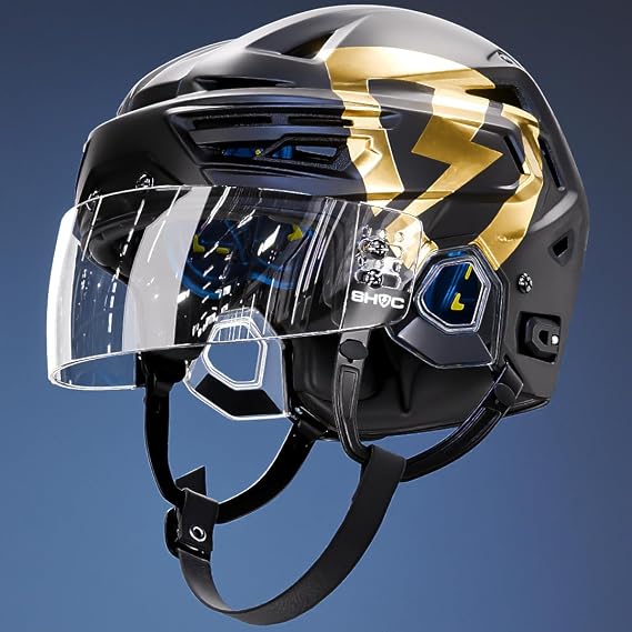 SHOC Hockey Visor | Anti Fog Hockey Helmet Visor, Shatterproof, Fits Most Ice Hockey Helmets and Masks