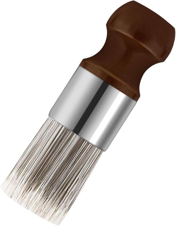 Salve Brush for Furniture,Wood Furniture Brush with Comfortable Handle Salve WaxNylon & Polyester Brushing Tool for Leather