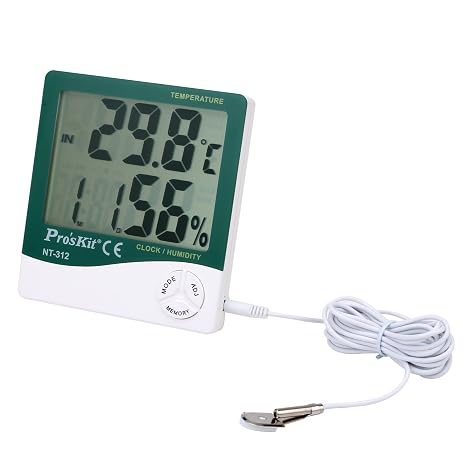 Pro'sKit NT-312 Digital Temperature/Humidity Meter with Probe