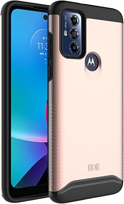 TUDIA Merge Compatible with Motorola Moto G Play 2023 Case XT2271DL  Moto G Power 2022 Case XT2165DL, [Military Grade Drop Tested] Dual Layer Shockproof Slim Heavy Duty Case Cover - Rose Gold