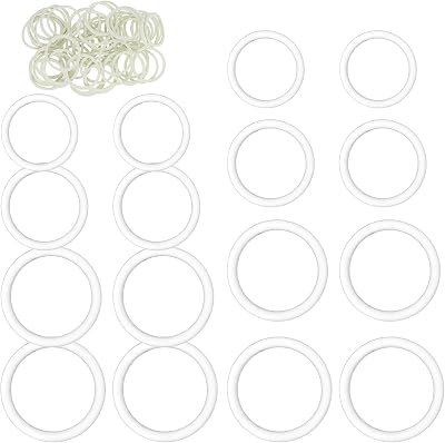 16PCS Clothing Cinch Clips, 4 Sizes Invisible Cinch Clip Invisible Clothing Accessory with 50 Rubber Bands Dress Clips for Shirts Dresses Skirts Scarves Changing Shape and Style