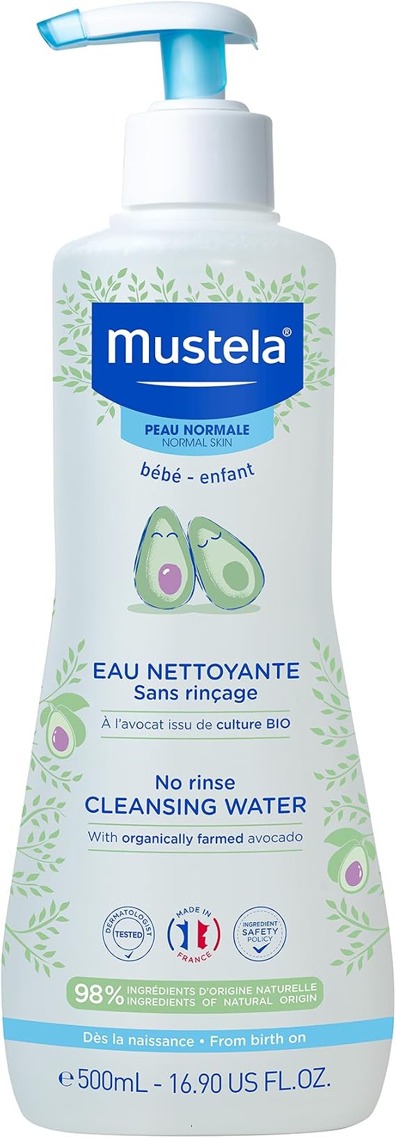 Mustela - Mustela No Rinse Cleansing Water - 500ml