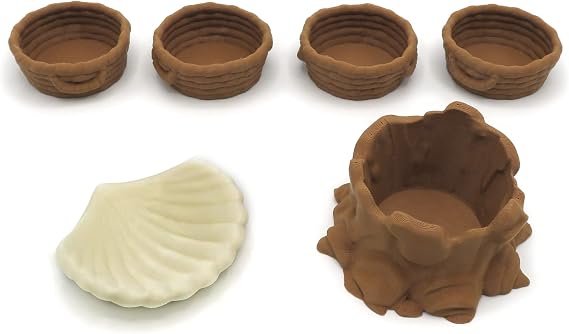BGExpansions Everdell Resource Containers - 6 Pieces, EVER001