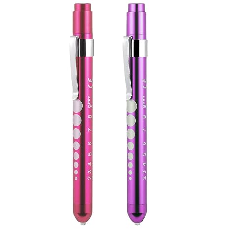 Pen Torch,Diagnostic Medical Penlight,Light LED Pupil Gauge Pen Torches