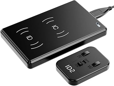 Upgrade RGTTOTG CDS Smart Card Reader Writable Key ID IC NFC Card Replicator Reader 125KHz Frequency Identification Card Writer for R4 R5 Smart Ring Reading Writing