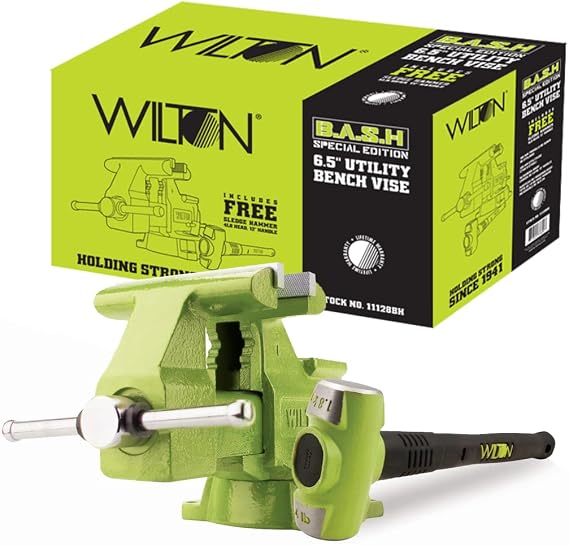 Wilton Special Edition B.A.S.H 6-1/2" Yardımcı Mengene ve 1,8 kg. Kızak Çekiç (11128BH)