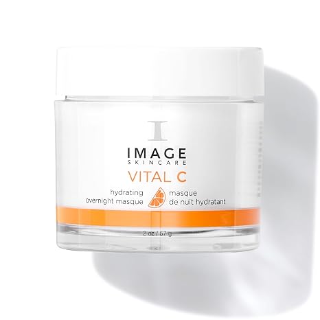 IMAGE Skincare, VITAL C Hydrating Overnight Masque, 2 oz | Revitalizing Sleeping Facial Mask with Blue-Green Algae Extract and Hyaluronic Acid