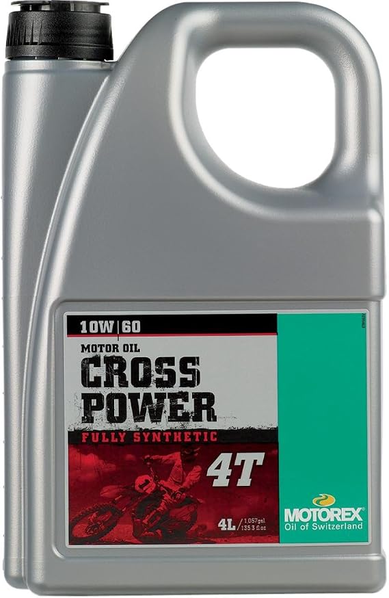 Motorex CROSS POWER 4-T 10W60 4LT Engine Oil ATV-Quad 4T - 403-400