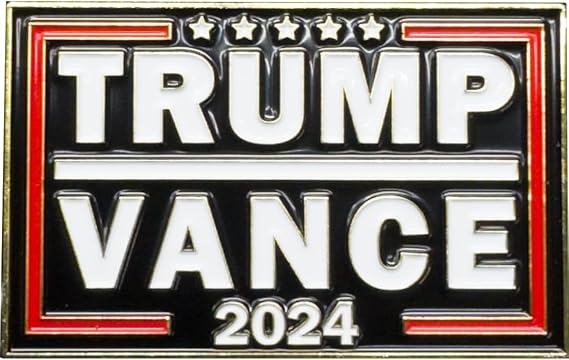 BL5-007 Donald J. Trump JD Vance 2024 Presidential Challenge Coin MAGA President Trump American Flag