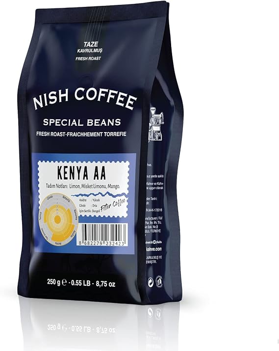 Nish Filtre Kahve Kenya 250 Gr - Çekirdek