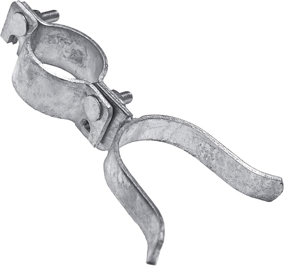 1-3/8" x 2-7/8" Chain Link Fence Gate Fork Latch - Fence Gate Latch - Galvanized Fence Gate Latch with Hole for Padlock