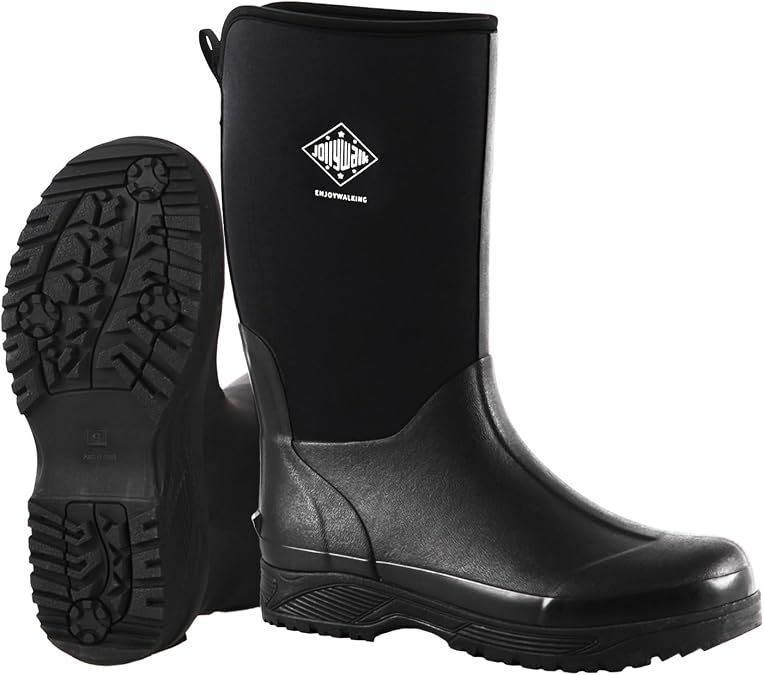 Jollywalk Wellington boots,Handcrafted wellies, 100% rubber, rubber rain boots used for fishing, agriculture, gardening