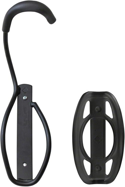 Delta Cycle & Home Leonardo da Vinci Single Bike Storage Rack/Kanca Tire Tabletli, Siyah