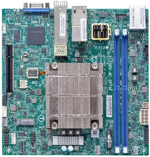 SUPERMICRO MBD-X12SDV-4C-SPT4F-O Mini-ITX Server Motherboard D-1718T Processor