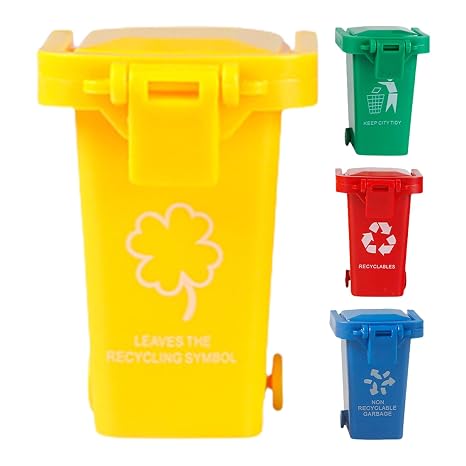 Miniature Trash Can Portable Waste Bucket Holder