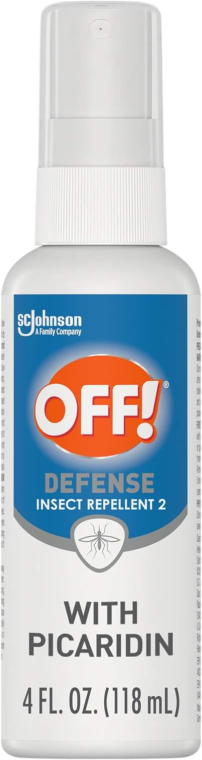 OFF! Defense Insect Repellent Spritz with Picaridin, Bug Spray with Long Lasting Protection from Mosquitoes, 4 oz