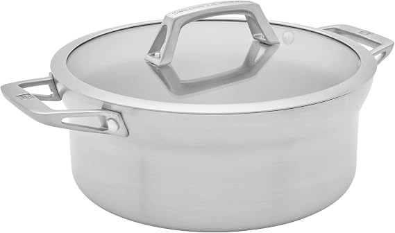 ZWILLING Motion Stainless Steel 5-qt Stainless Steel Dutch Oven with Lid