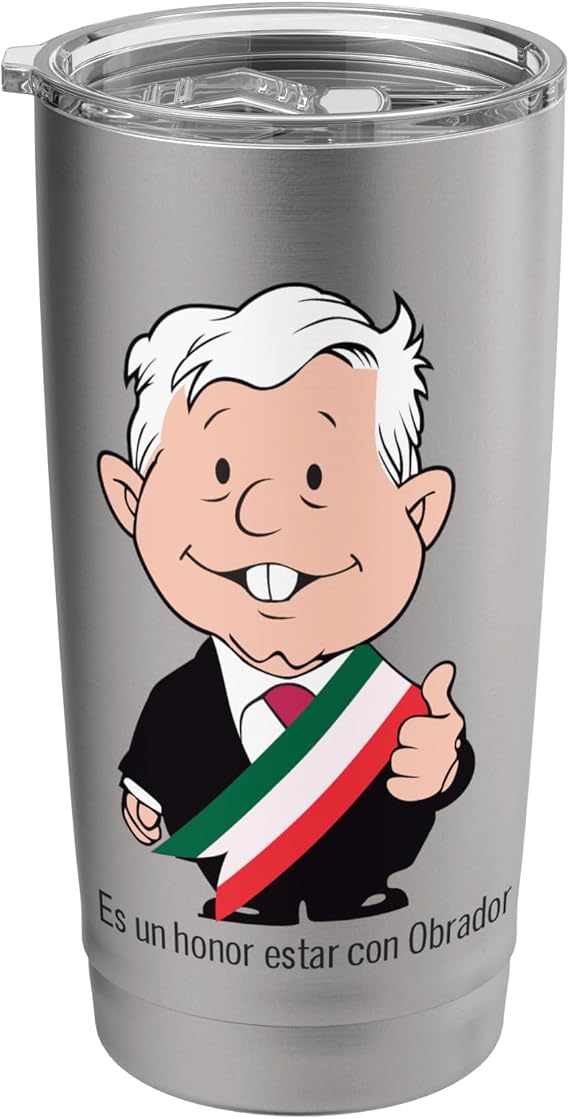 AMLITO (doll) of Andres Manuel Lopez Obrador, Amlo Doll Stainless Steel Insulated Tumbler