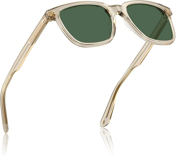 CARFIA Retro Square Mens Sunglasses Polarised Eyewear 100% UV Protection