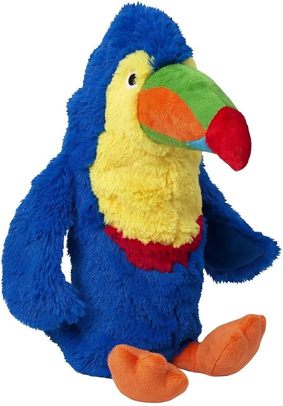 Doggles 2-Liter Toucan Dog Toy, Blue