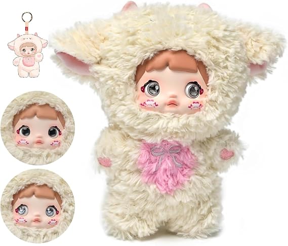 BlockPro Loveliness Never Ends Series Blind Box Opened Confirmed Cute Figures Collectible Toys Birthday Gifts for Adults White Sheep