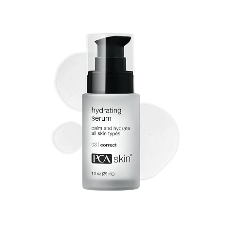 PCA SKIN Hydrating Serum, Sensitive Skin Face Moisturizer, Gently Nourishes and Hydrates Sensitive Skin, 1 fl oz Pump
