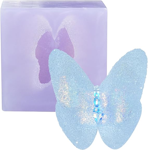 Bond Craftor Silicone Mold for Epoxy Resin with Sparkling Effect (Butterfly)