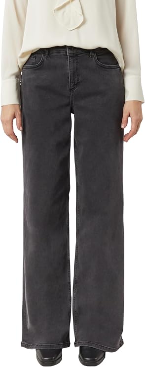 Comma Elasticated jeans with wide leg