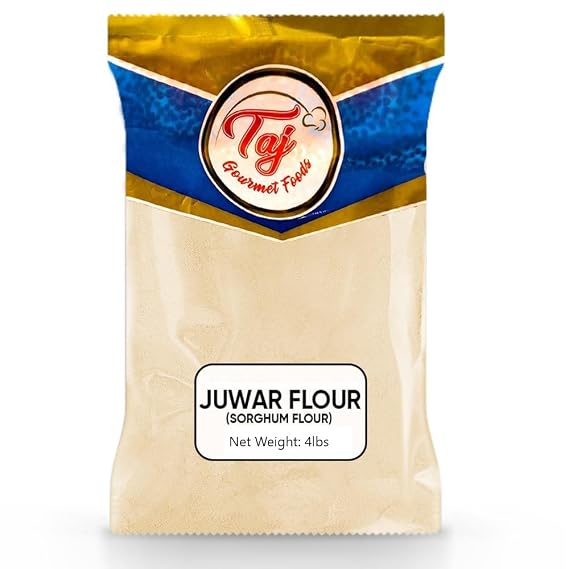 TAJ Premium Sorghum Flour Juwar Jowar Flour, 4-Pounds