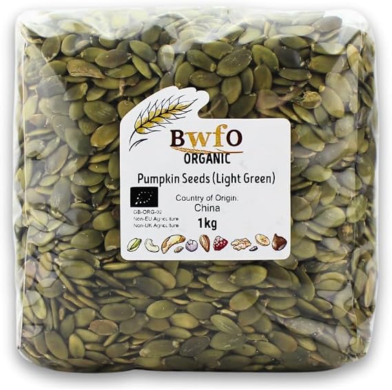 Organic Pumpkin Seeds (Light Green) 1kg (BWFO)