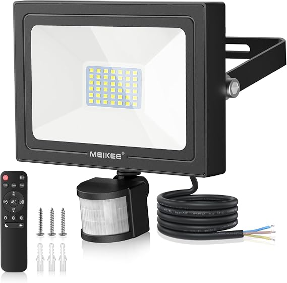 MEIKEE 35W Security Lights with Motion Sensor 3290 LM PIR Floodlights [Energy Class E]