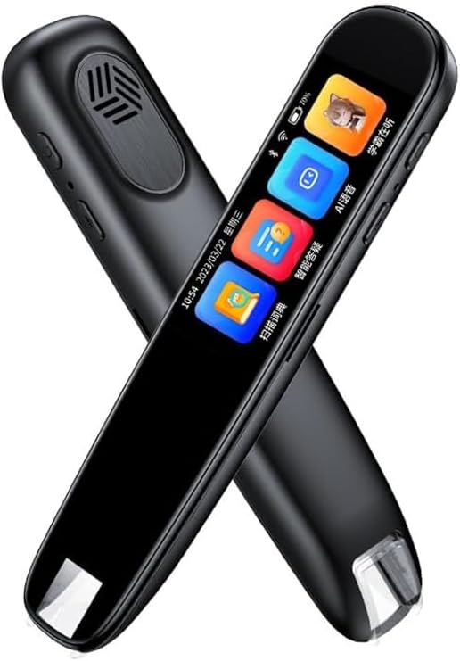 Pen Scanner Dictionary, Translator, Electronic Dictionary, Supports 112 Languages, SD Card, USB Type-C & Bluetooth Connection, Online + Offline Text Translation, Voice Translation, Photo Translation,