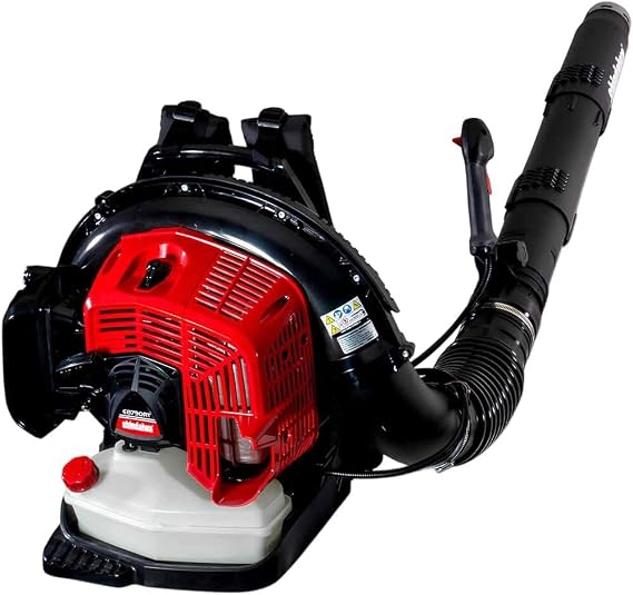 Shindaiwa 240 MPH 835 CFM 79.9 cc Gas 2-Stroke Backpack Leaf Blower with Tube Throttle and Integrated Back Cooling Vent Fan EB790RT