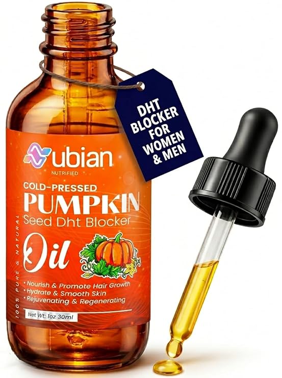 Pumpkin Seed Oil for Hair - DHT Blocker for Women Hair Growth - DHT Blocker - Pumpkin Seed Oil for Hair Growth