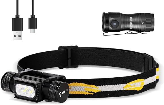 sofirn SC13 Flashlight Bundle H35R Dual Color Headlamp